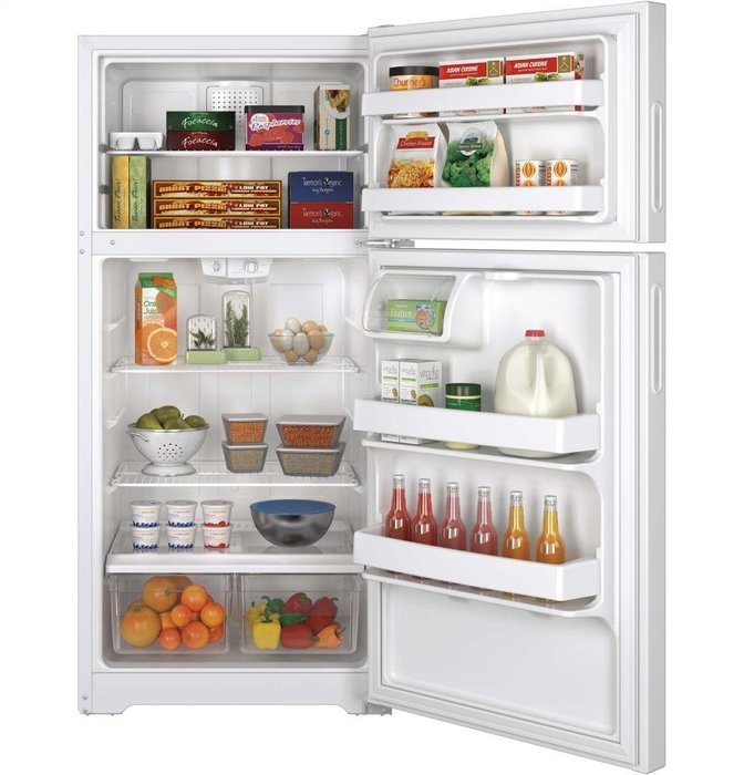 Hotpoint HPE15BTHWW 14.6 Cu. Ft. White Top Freezer Refrigerator - Energy Star