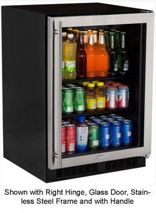 Marvel ML24BCP2RP 24" Marvel Beverage Center with 18 Wine Bottle Capacity Dynamic Cooling Thermal-Efficient Insulation...