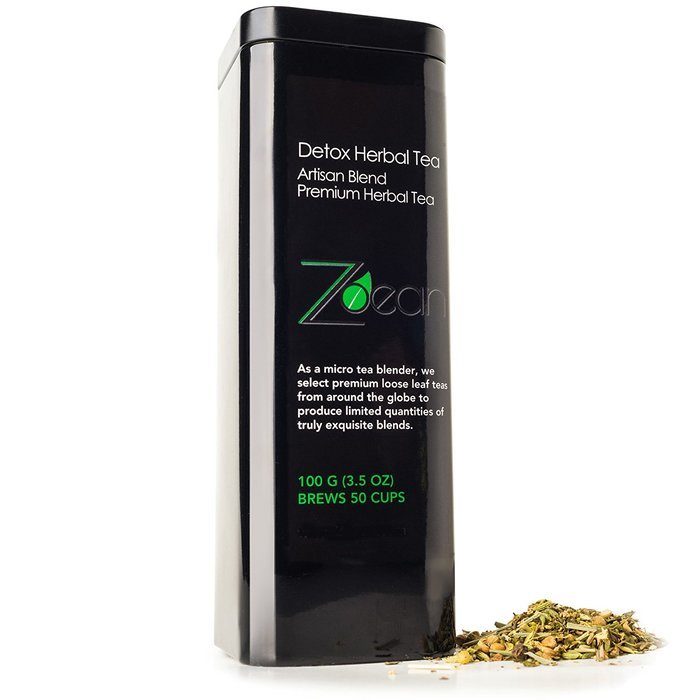 Zoean&rsquo;s Daily Detox Herbal Mint Premium Tea, Artisan Blend Premium, 100% REAL NATURAL TEA , no added preservatives... N6
