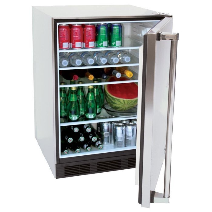 Luxor 4.5 Cu. Ft. Outdoor Refrigerator - Stainless Steel - Aht-iod-rf1 N2