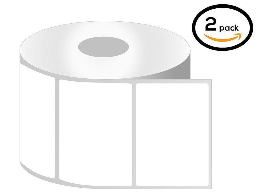 3 Inch Core - 4 x 2.5 Zebra Compatible Direct Thermal Labels 2 Rolls for Zebra Industrial Printer S4M Z4M 105SE... N3