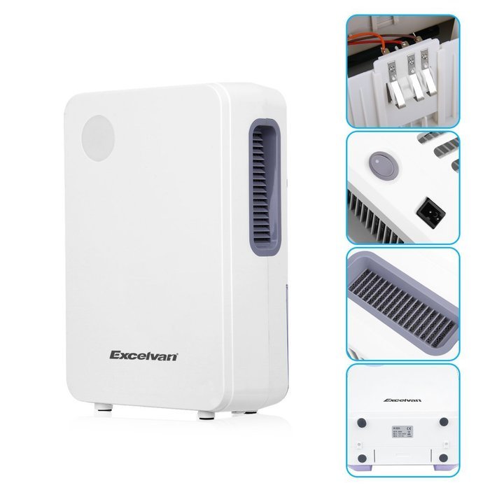 Excelvan 2L Portable Semiconductor Air Dehumidifier Ultra-low Noise Environment-friendly Air Purify Closet Kitchen... N2