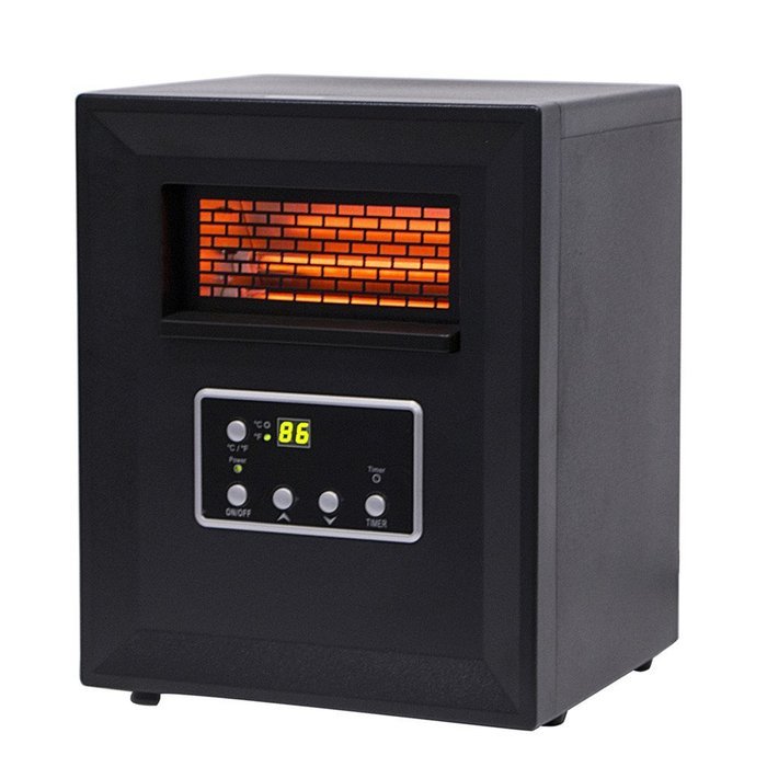 New New 1800 Sq. Ft Electric Portable Infrared Quartz Space Heater ...