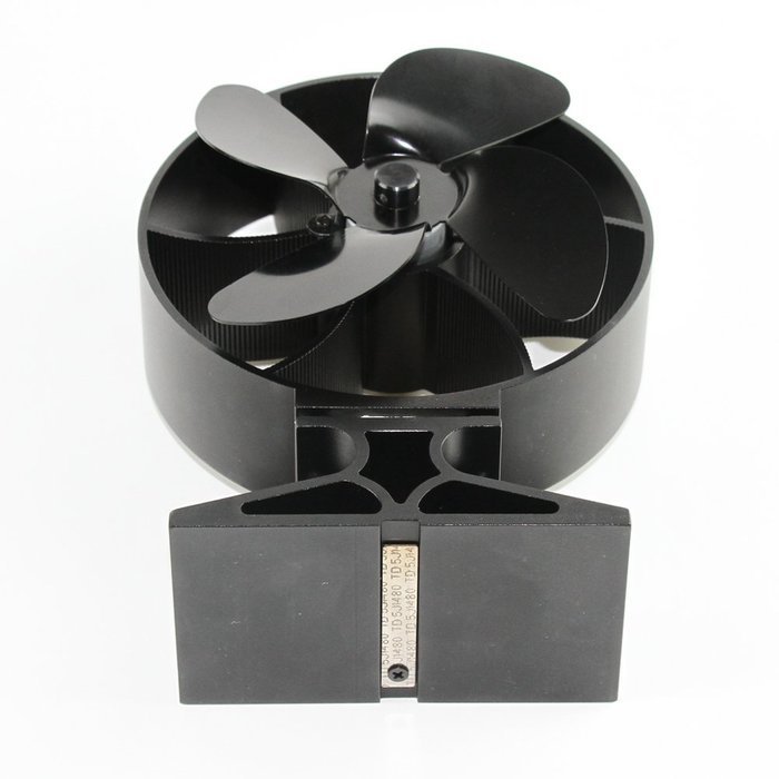 Neat834 Heat Powered Stove Fan, 4 Blades Round Wood Burning Stove Fan, High Airflow & Silent Performance, Save... N11
