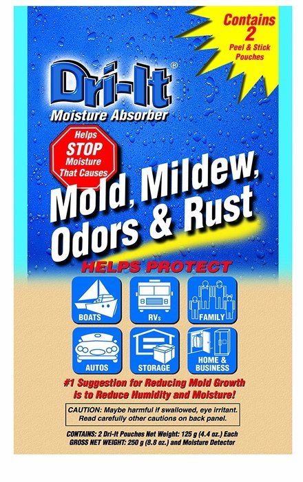 Dri-It MA-2-125-A Moisture Absorber with Disposable Peel and Stick Backing in a Twin-Pack