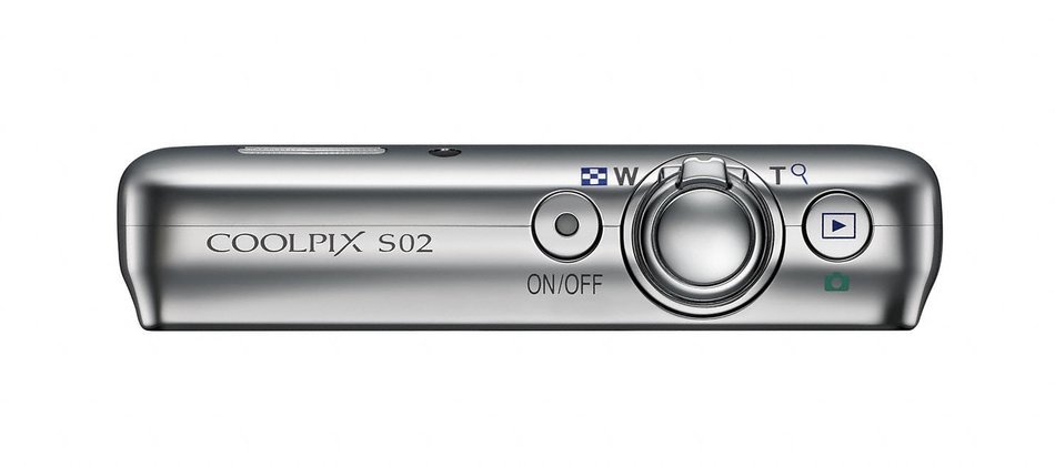 Nikon COOLPIX S02 digital camera ultra-small body Touch LCD Mirror Silver S02SL - International Version (No Warranty) N3