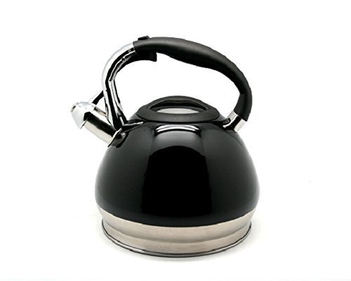 Creative Home Triumph Stainless Steel Whistling Tea Kettle Quart