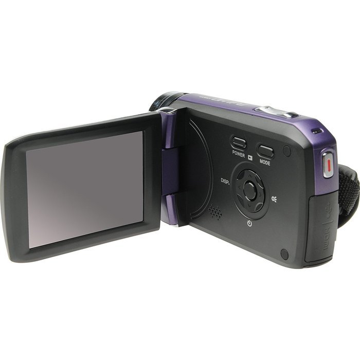 Bell & Howell DV30HD 1080p HD Video Camera Camcorder (Purple) with 16GB Card + Battery + Case + Tripod + LED Video...