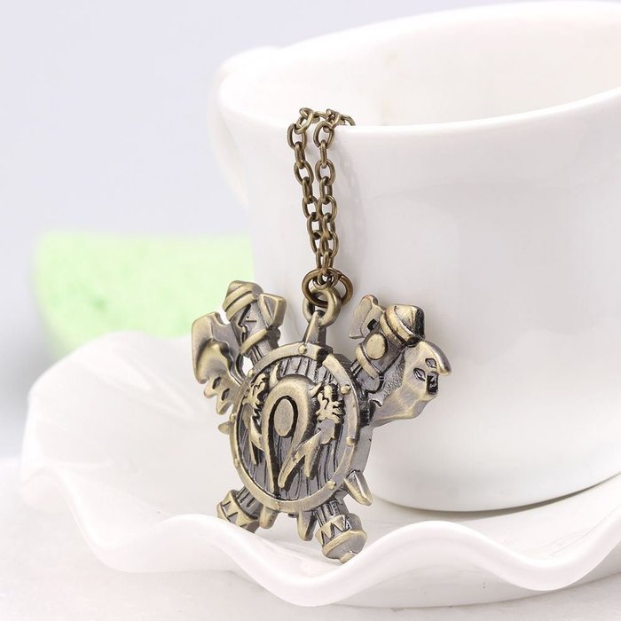Fashion Game's World of Warcraft Pendant Chain Alloy Choker Necklace