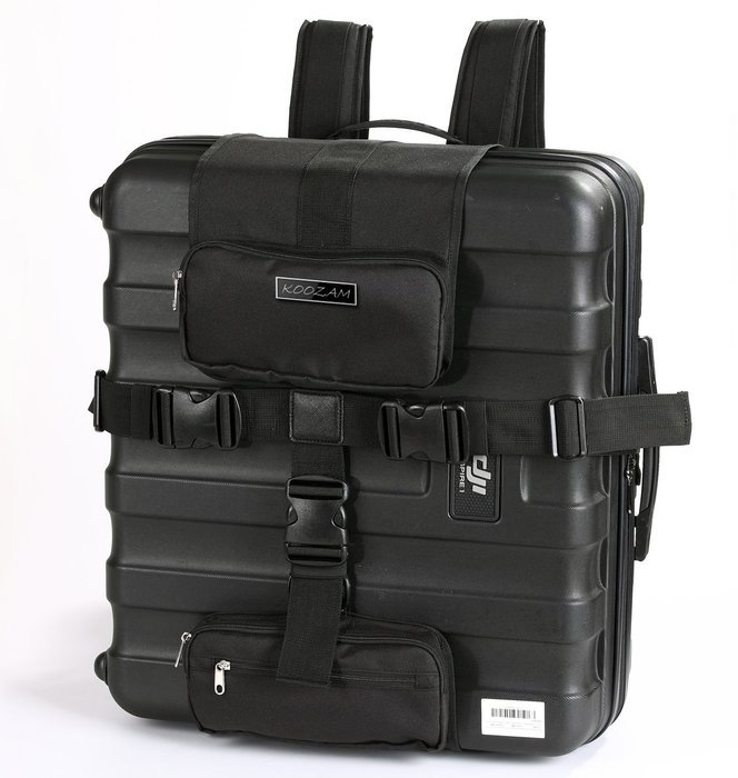 Backpack Adapter for DJI Inspire 1 one and PRO Quadcopter Case With Additional Pockets, Convert the case that...