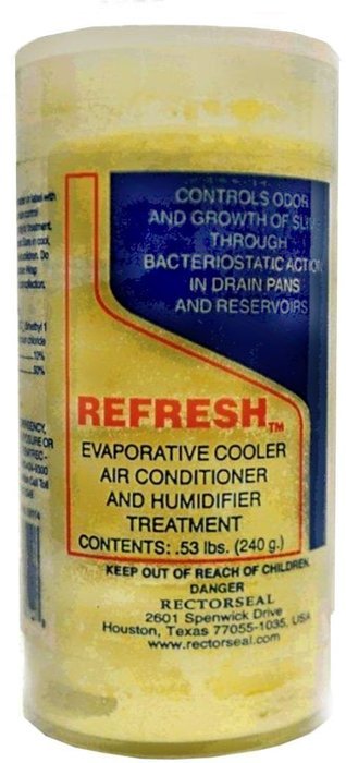 Rectorseal 68114 Refresh Evaporative Cooler, A/C Humidifier Tablets-4 Tablet Tube