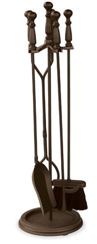Uniflame, F-1631, 5pc Bronze Fireset with Ball Handles