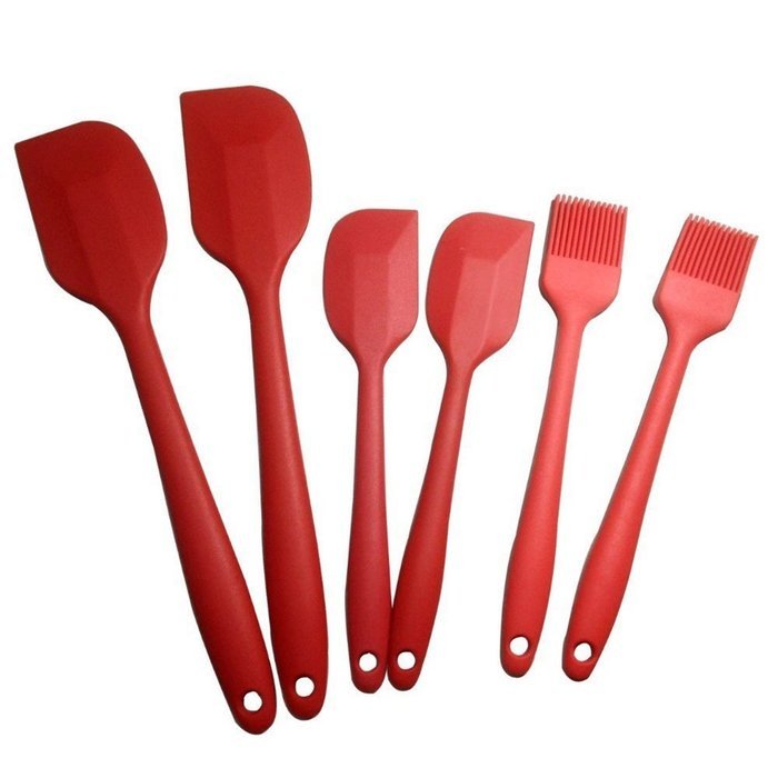 Kitchenware Cooking Utensil Set 6 Sets of Silicone Coated Iron Tool and Gadget