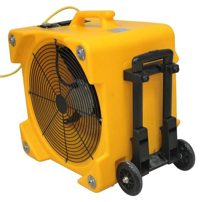 Zoom Axial Floor Dryer 1/4 HP with Handle and Wheel Kit