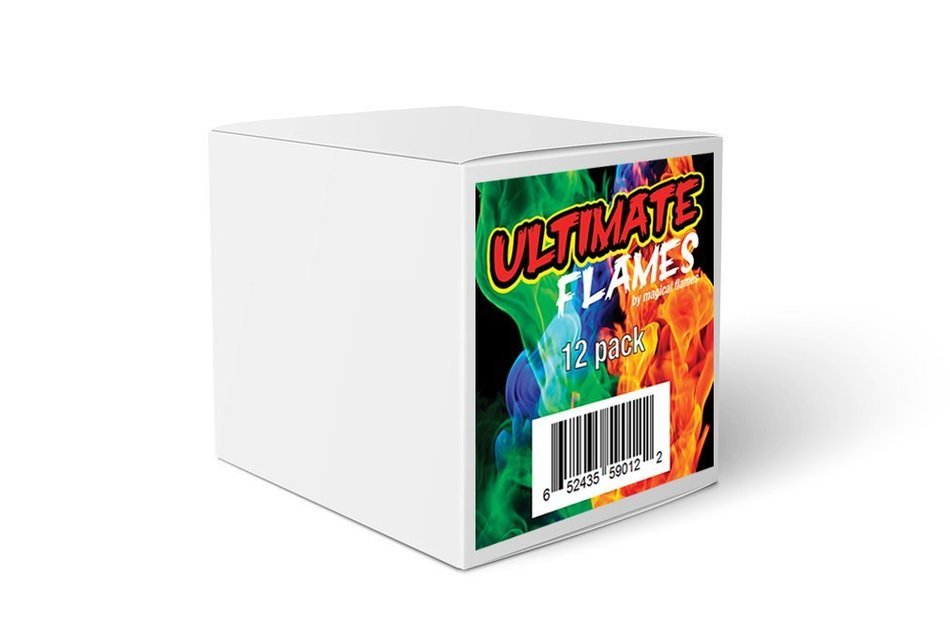 Magical Flames Vibrant & Colorful Flames for Wood Burning Fires (25 Pack) N23
