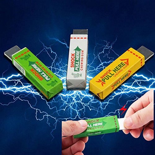 Electric Shocking Funny Chewing Gum Toy Gift Shock Joke Gadget Prank Trick Gag N5