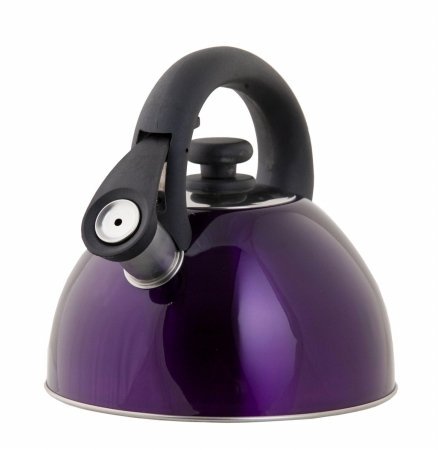 Hds Trading TK44084 2.5 Liter Tea Kettle Stainless Steel Metallic Assorted