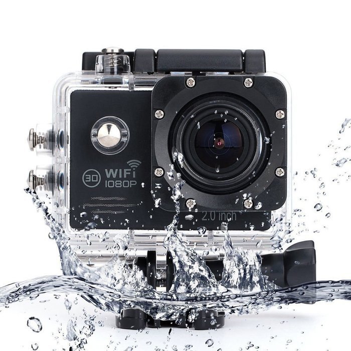 LADEY HD Digital Sports Waterproof Camera,12MP 1080P WIFI 2.0 LTPS LCD Screen Camera,170 Degree Wide Angle 30M... N7