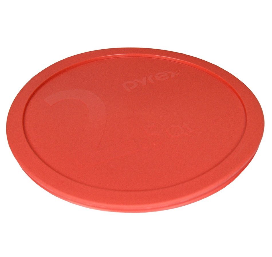 Pyrex 325-PC Round 10-inch Dia. Butterfly Orange 2.5-Quart (2.4L) Mixing Bowl Lid N4