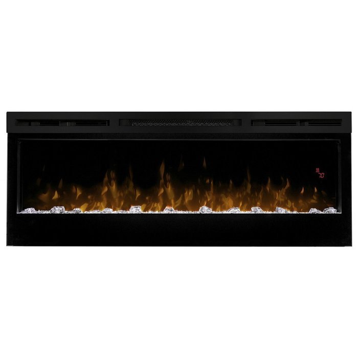 Dimplex Prism Wall Mount Linear Electric Fireplace Insert, Black