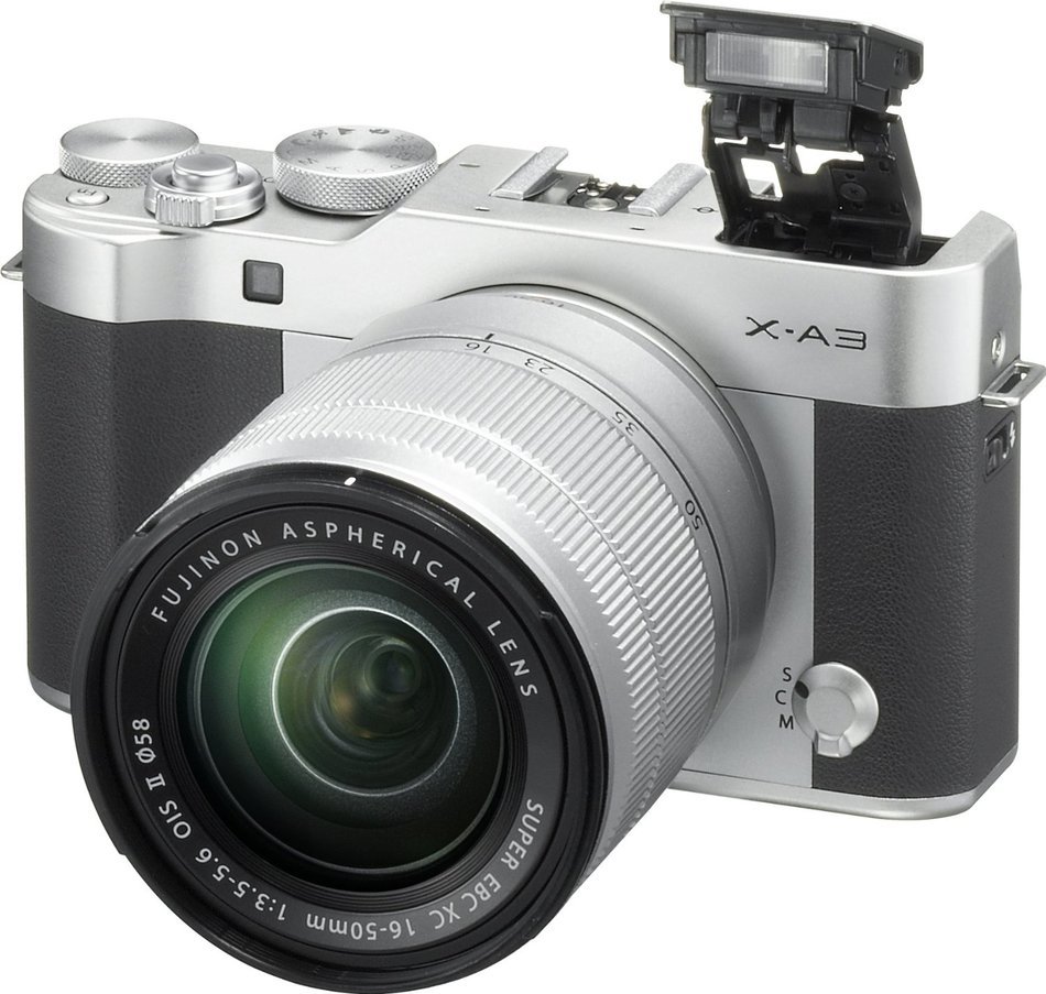 Fujifilm X-A3 Mirrorless Camera XC16-50mm F3.5-5.6 II Lens Kit - Pink N3