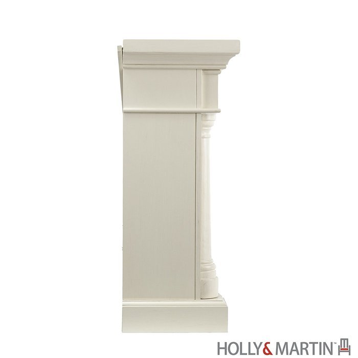 Holly & Martin Weatherford Convertible Electric Fireplace-Ivory N5