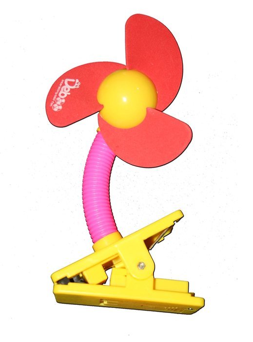 Baby Stroller/ Crib/ Table Clip-On Fan - Colorful and Fun with Safe Foam Blade for All Ages & Events by "BubuBibi... N2