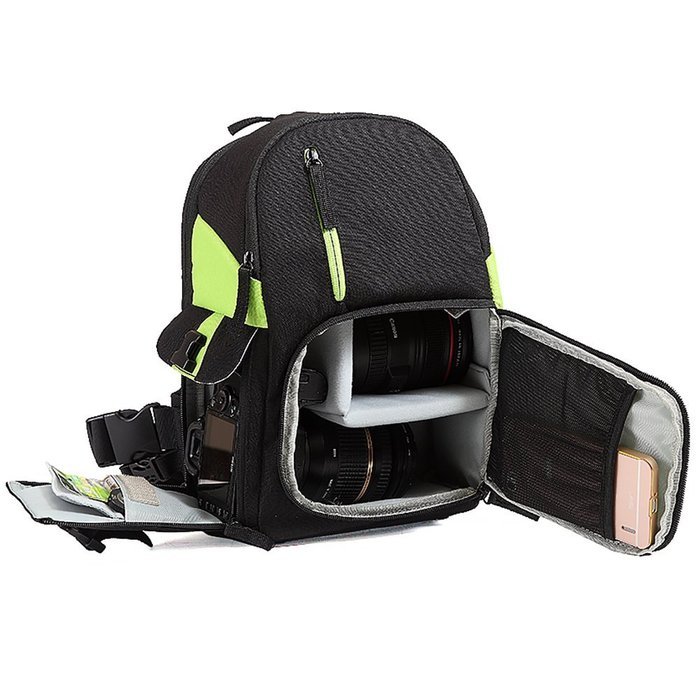 Foxpic CADEN Waterproof Nylon Backpack SLR Camera Sling Bag for Canon Nikon Sony Pentax and other Digital SLR...