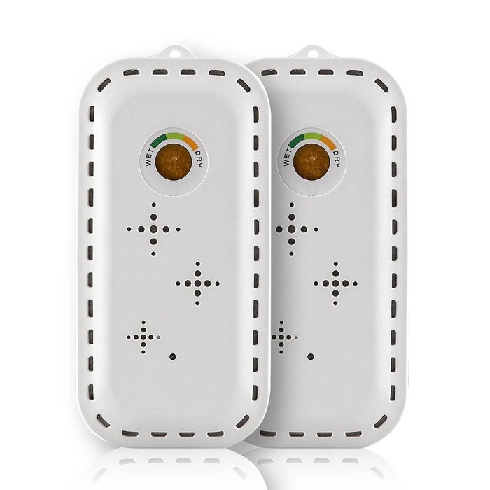 Fanhao Rechargeable Air Dryer Mini Dehumidifier for Wet Spaces,Cupboard,Cabinet,Bathroom,2PCS N2
