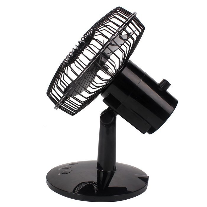 E-joy&reg; Mini USB Powered Flexible Gooseneck Fan LED Cooling Flashing USB Temperature Fan for PC Laptop Notebook... N75