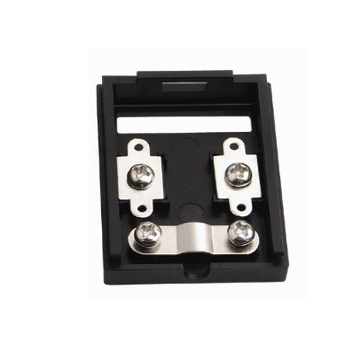 Black Solar Junction Box PV Connecting Box with No Diode No Cable 1W-30W 3A N4