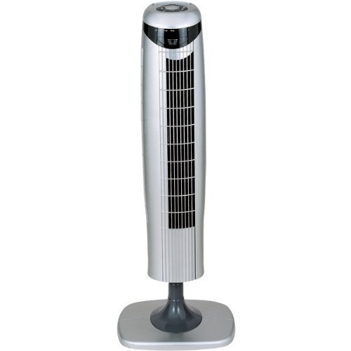 Optimus 35" Pedestal Tower Fan with Remote Control & LED