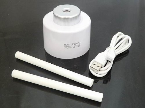 NAKY Mini Portable Bottle Cap Air Humidifier with USB Cable for Office Home N5
