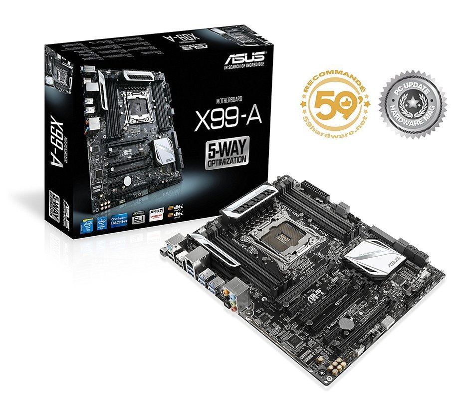 MB/ Asus X99-A LGA2011-V3 DDR4 3200(O.C.)*/ 3100(O.C.)*/ 3000(O.C.)*/2800(O.C.)*/2666(O.C....
