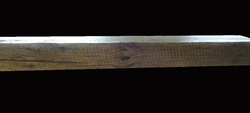 Reclaimed Oak Barnwood Beam Fireplace Mantel (4x6x60) N8