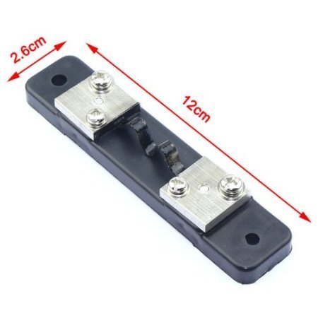 RioRand 10A/75mV Shunt Resistor DC Amp Panel Meter Shunted Expanding Ammeter Current Tester N4