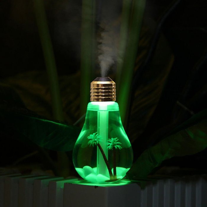 UnitedPlug 400ml Electric USB Mini Portable Travel Home Office Ultrasonic Air Cool Mist Humidifier Colorful lights... N4