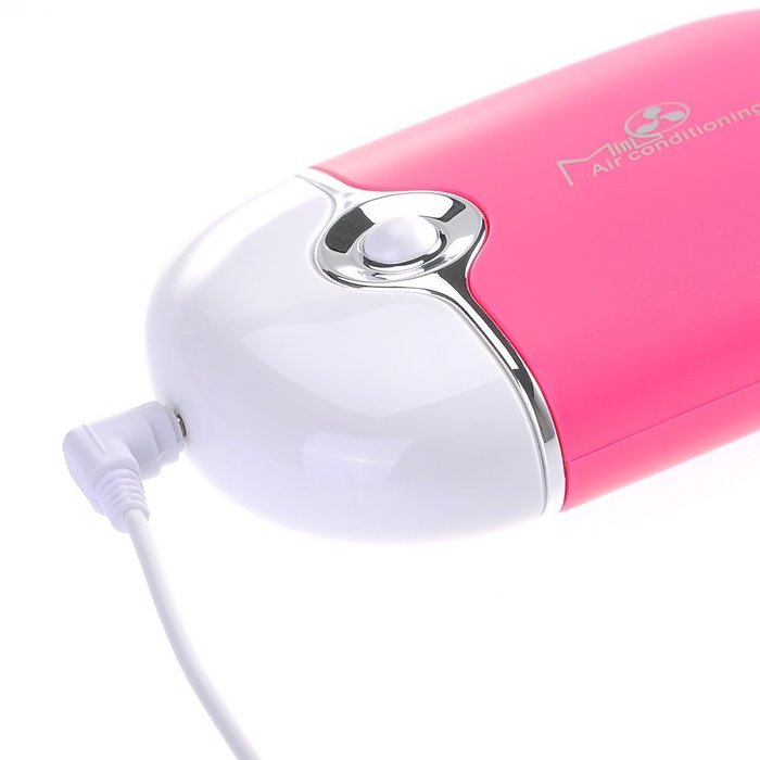 Welltop&reg; Mini Personal Fan Portable USB Rechargeable Mini Bladeless Handheld Air Conditioning Fan Bladeless Portable... N7