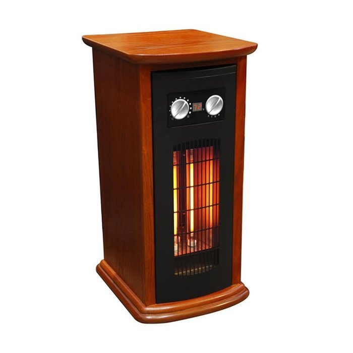 Youzee Portable Electric Infrared Space Heater w/Remote and Ionizer