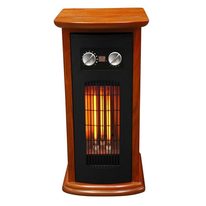 Youzee Portable Electric Infrared Space Heater w/Remote and Ionizer N2