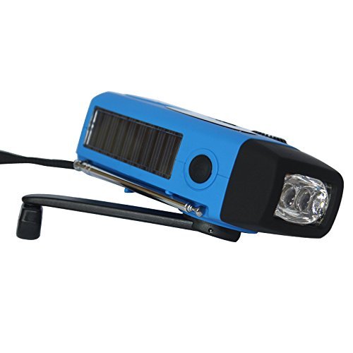 Sminiker Solar Self Powered Portable Hand Crank Emergency Radios, AM/FM