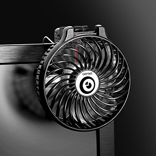 Digoo DF-003 Potable Mini Handheld Rechargeable Rotatable USB Cooling Fan Stepless Speed Regulating N4