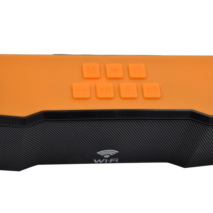 Portable Wireless Wifi Bluetooth Speaker : Louder Volume 2x5W, More Bass, Water Resistant, Supported Spotify,Amazon...