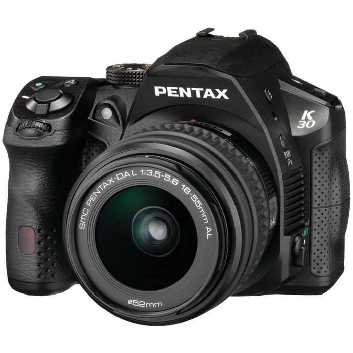 Pentax K-30 Weather-Sealed 16 MP CMOS Digital SLR with 18-55mm Lens (Black) N3
