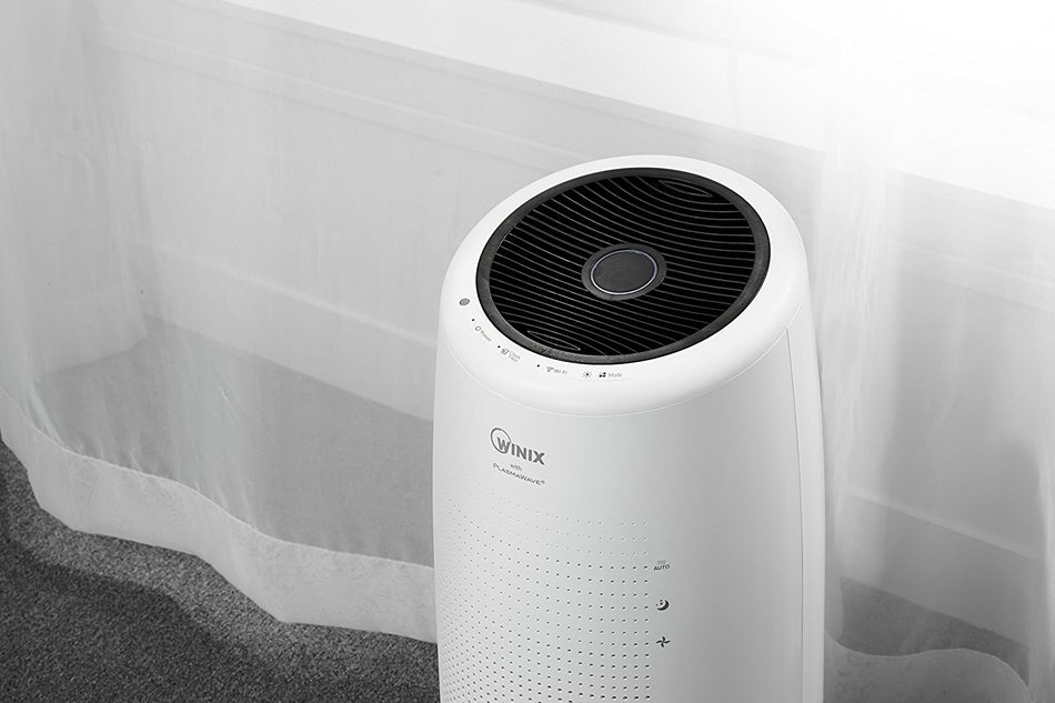 Winix NK105 Wi-Fi Enabled True Hepa Tower Air Purifier, White, Large N3