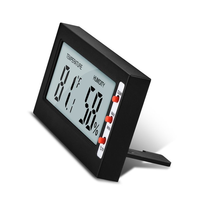 Sungwoo Indoor Digital Thermometer Humidity Meter, Hygrometer and Temperature Gauge with Big LCD screen and Max... N6