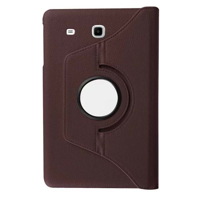 Generic Case for Galaxy Tab E 9.6-Inch T560 T561, 360 degree rotation PU Leather Slim Protective Case Cover (black) N5