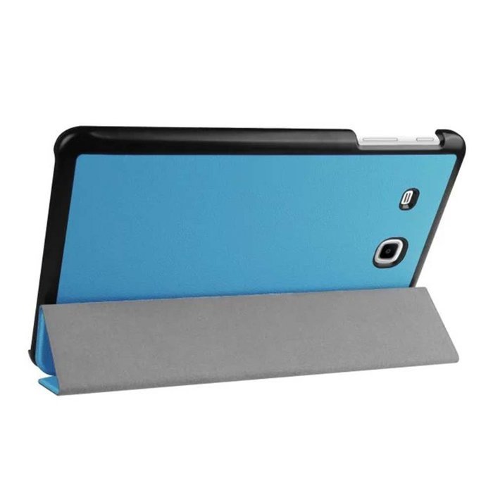 Generic Case for Galaxy Tab E 9.6-Inch T560 T561, 360 degree rotation PU Leather Slim Protective Case Cover (black) N6