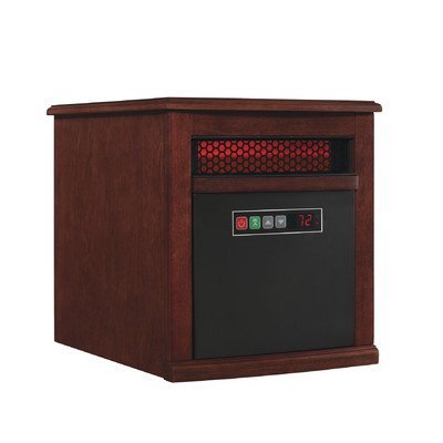 1,500 Watt Portable Electric Infrared Cabinet Heater with Electronic timer function, overheat protection, adjustable...