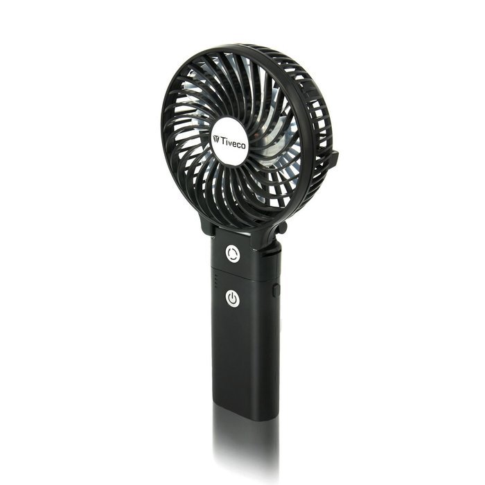 Tiveco Handheld USB Rechargeable Fan - V2 Black N3